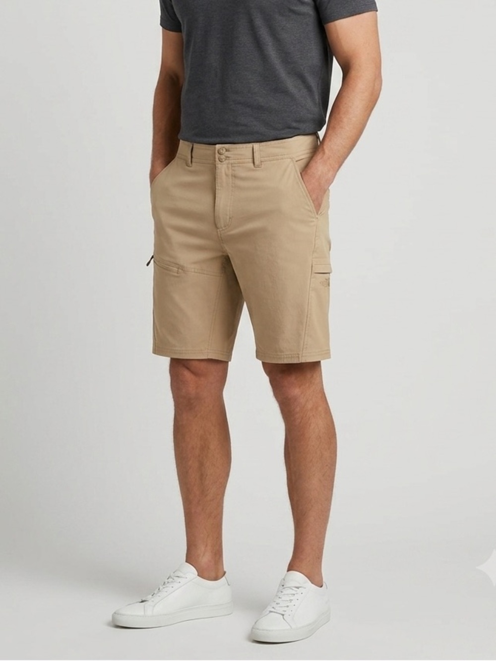 Salt Life Men's Khaki Cargo Shorts Large